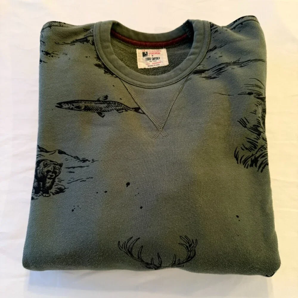 Todd Snyder X Champion National Park Scene Sweatshirt